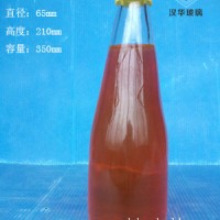 厂家直销350ml果汁饮料玻璃瓶
