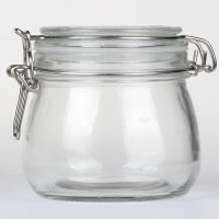 厂家直销500ml密封玻璃罐玻璃储物罐