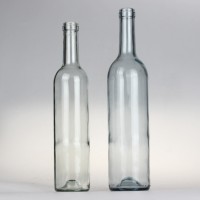 厂家供应750ml透明玻璃葡萄酒瓶红酒瓶