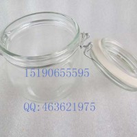 热销500ml卡扣玻璃密封罐生产厂家